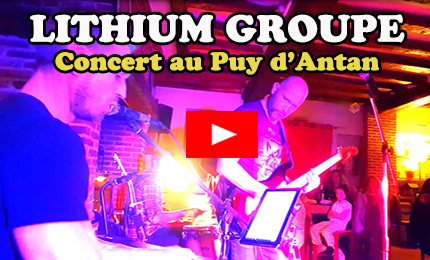 LITHIUM groupe au Puy d'Antan